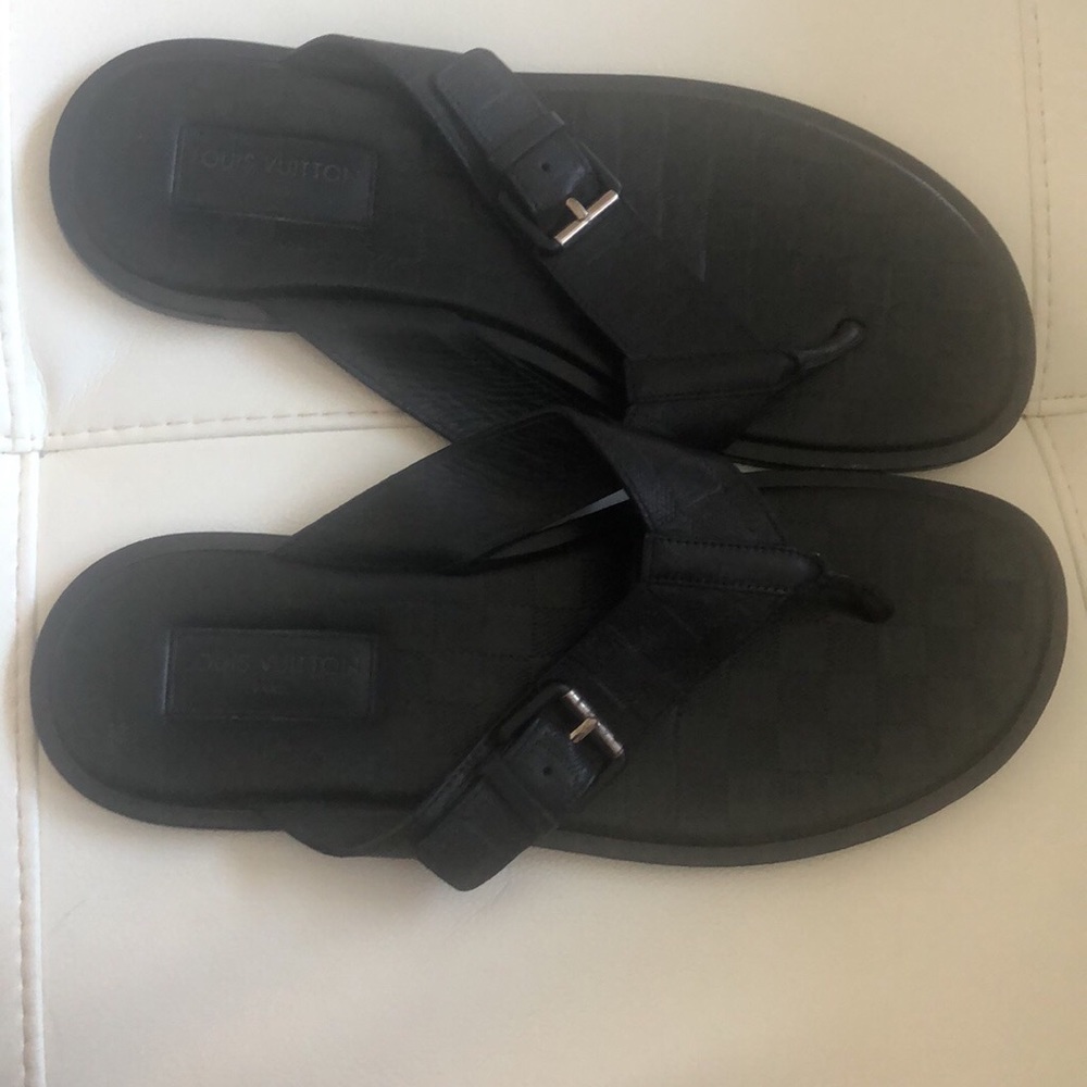 Louis Vuitton sandals for men black
